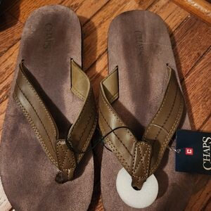 Chaps Brown Flip Flops